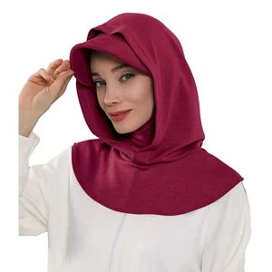 Pañuelo árabe turbante musulmán color liso chal hiyab para mujer - Imagen 1 de 32