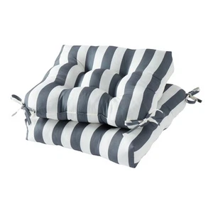 Outdoor 20-inch Polyester Dining Seat Cushion (Set of 2) 20 x 20 - Picture 1 of 15
