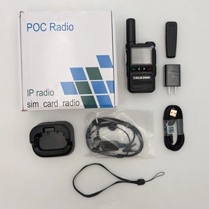 Talk2Me Standard PoC Digital Walkie-Talkie IP Sim Card Radio Black (25 Standard) - Picture 1 of 12