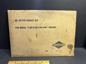 Vintage Briggs & Stratton Gasket Set, 291376, For I-IBP-N-NS-U-WI-WMI Engines - Picture 1 of 4