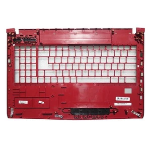 Black PalmRest With Red Back For 3076J3C225Y31 E2P-6J10216-Y31 No Touchpad New - Picture 1 of 2