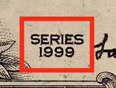 🌟 Vintage Star Note Series 1999 Fancy Serial Number One Dollar Bill RARE DC FRN - Image 1 of 4