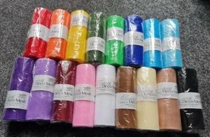 Oaktree Plain Deco Netz 25 cm x 9,1 m bis zu 15% Rabatt UK Verkäufer Kranzherstellung - Bild 1 von 19