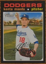 2020 Topps Heritage #314 Kenta Maeda Los Angeles Dodgers