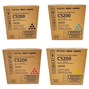 Genuine Ricoh Savin Lanier C5200 C5200S C5210 C5210S Toner Cartridge 24K Pages - Bild 1 von 2