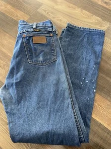 WRANGLER Cowboy Cut Original Fit 13MWZ Jeans Gr. 35 (eigentlich W32) **weiße Flecken - Bild 1 von 19