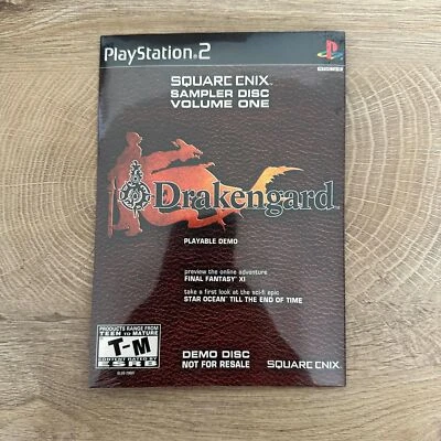 Drakengard Playable Demo Factory Sealed Sampler Disc (PlayStation 2, 2003) - New - Image 1 of 2
