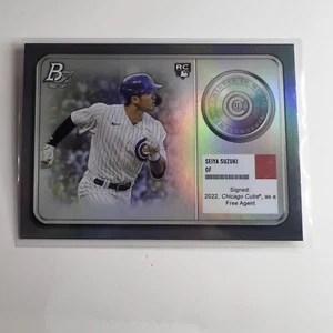 2022 Bowman Platinum Minted in Merit Seiya Suzuki RC #MM-19 Chicago Cubs - Picture 1 of 2