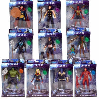 MARKENLOS Marvel Avengers PVC Action Figur Modell Spielzeug Kinder Geschenk Iron Man Hulk