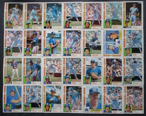 1984 Topps Seattle Mariners Team Set of 28 Baseball Cards - Picture 1 of 10