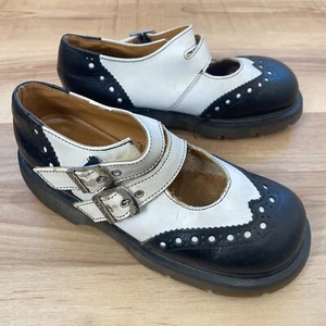 VINTAGE Dr. Martens Mary Jane Women's Shoes UK5 /US7 Made In England Y2K - Picture 1 of 14