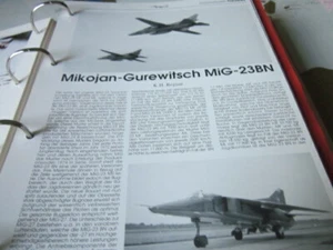 Militärflugzeuge C NVA Mikojan Gurewitsch MiG 23 BN - Bild 1 von 2