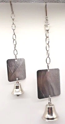 HEIM Spiegel eckig m. großer Glocke Vogelspiegel Spielspiegel Papageienspiegel robust