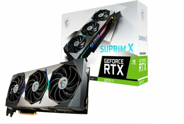 MSI GeForce RTX 3070 SUPRIM X 8GB GDDR6 Graphics Card