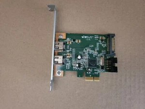 HP DUAL PORT FIREWIRE IEEE PCI EXPRESS X1 CARD W/ HIGH PROFILE 628008-001 V4-1(5 - Picture 1 of 9