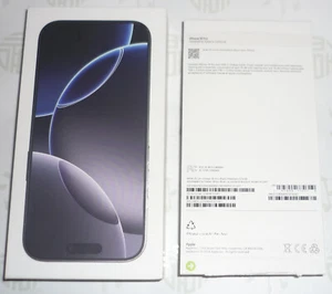 Apple A3083 iPhone 16 Pro czarny tytan 512GB, TYLKO PUSTE PUDEŁKO - Zdjęcie 1 z 2