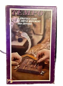 Rare 1970 Stancraft Products Tempo Strategic Board Game Complete Hoyle - Picture 1 of 8