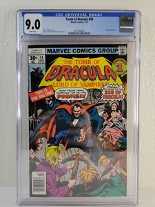 Tumba de Drácula #54 CGC 9,0. 1ª App Hijo de Drácula. Aplicación Blade. Cómics de Marvel. - Imagen 1 de 5