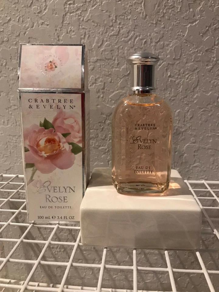 Crabtree Evelyn EVELYN ROSE Eau de Toilette 3,4 oz/100 ml Feminino NOVO RARO PERFEITO ESTADO - Imagem 1 de 1
