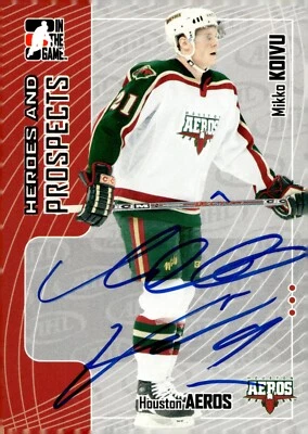 Mikko Koivu - Signed 2005-06 In The Game Heroes And Prospects Card #78 - Image 1 of 2