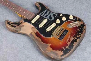 Custom Masterbuilt Limited Edition Stevie Ray Vaughan Tribute SRVElectric Guitar - Picture 1 of 6