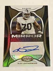 2022 Certified Alex Leatherwood Bronze Mirror #17/99 AUTO - Picture 1 of 3