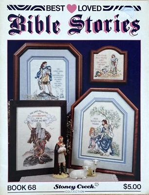 Best Loved Bible Stories Cross Stitch Patterns Stoney Creek Book 68 1989 - Image 1 of 3