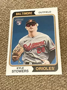 2023 Topps Heritage High Number #616 Kyle Stowers RC Rookie Baltimore Orioles - Picture 1 of 2