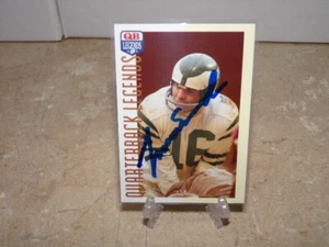 NORM SNEAD SIGNED 1993 QB LEGENDS FOOTBALL CARD RIP! - Picture 1 of 1