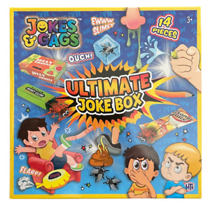 Jokes & Gags Ultimate 14pc Joke Box Set For Kids Contains Various Pranks & Jokes