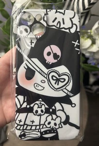 Sanrio Melody Kuromi Hello Kitty iPhone 15 PRO MAX, iPhone Case White,Black,Pink - Picture 1 of 6