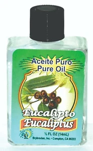 BRYBRADAN EUCALYPTUS PURE OIL - EUCALIPTO ACEITE PURO 1/2OZ 1 3 6 12 PCS - Picture 1 of 1