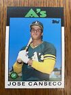 1986 Topps Traded - #20T Jose Canseco (Rc) - Oakland Athletics (Huck?S)