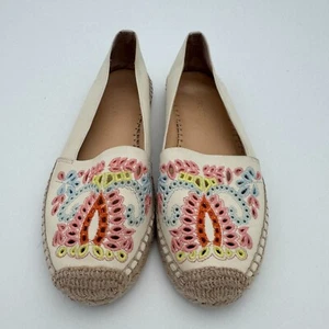 Ivanka Trump Violette Women's Size 8.5 M Slip On Flats Pastel Stitch Leather - Picture 1 of 10