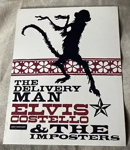 Elvis Costello & The Imposters The Delivery Man SELTEN Werbeaufkleber 2011 - Bild 1 von 2