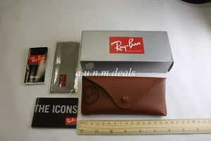 ray_Ban Brown With box &Cleaning Cloth, Small Sunglasses Case (Authentic) - Picture 1 of 1