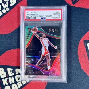 JALEN GREEN 2021-22 Select Green White Purple #234 COURTSIDE Prizm RC Rookie - Picture 1 of 2