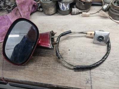 60-70- LH lateral deportivo *ROJO***espejo **remoto Chevy Buick Pontiac Olds #HA30 Foto 1 de 4