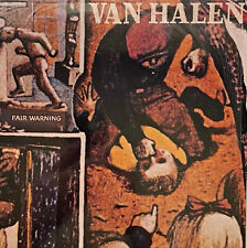 Vtg 1981 VAN HALEN Album FAIR WARNING w Inner 1ST PRESSING Vinyl Lp OG NEAR MINT