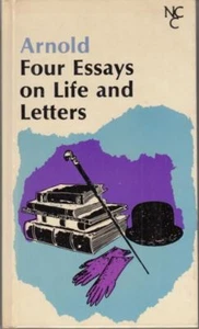 Four Essays on Life and Letters : Matthew Arnold - Imagen 1 de 2
