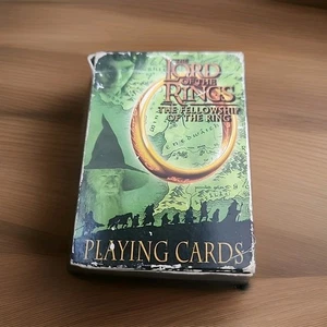 BICYCLE Vintage LORD OF THE RINGS FELLOWSHIP OF THE RING Playing CARDS - 2000's - Picture 1 of 2