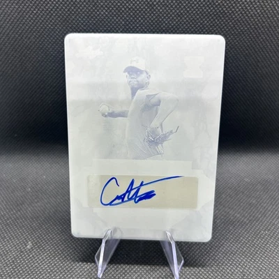 2020 Leaf Ultimate Draft Yelled Plate Autograph Auto #BA-CM3 Coby Mayo 1/1 XRC - Image 1 of 2