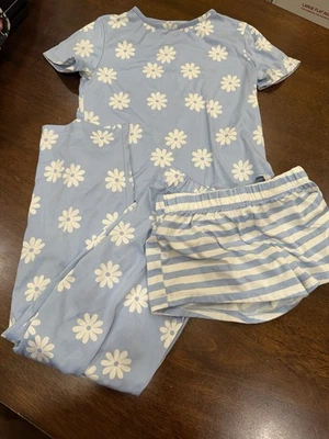 Girls 3 Piece Cat & Jack Pajama Set Medium 8 NWOT - Image 1 of 2