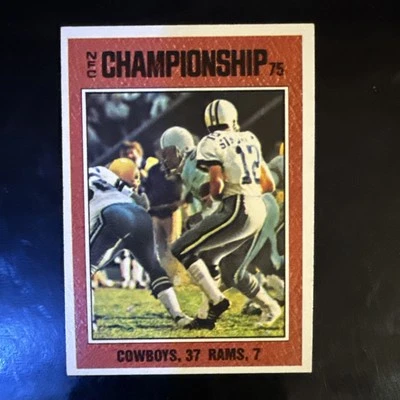 NFC Championship 1975 Topps Cowboys & Rams *(Check Pics)* - Image 1 of 4