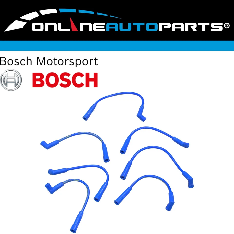 Bosch Ignition Spark Plug Lead Set for Kingswood WB 3.3L 202 Blue Motor 80~85 - Image 1 of 1