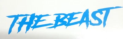 Calcomanía de vinilo La Bestia para computadora portátil automóvil camión La Bestia pegatina de la Bestia Foto 1 de 2