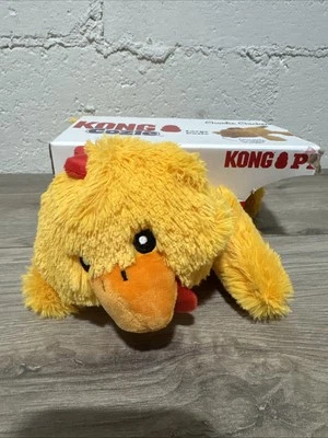 Kong Grande Cozie Play Pack Juguete para Perro Charlie Chicken 2.44” Chirrido Interior Foto 1 de 4