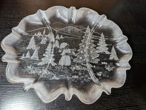 Mikasa Platter "Christmas Story" Large Oval Canape New in Box - Picture 1 of 5