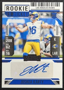 2024 Panini Contenders - Rookie Autographs Joshua Karty #245 (AU, RC) - Bild 1 von 2