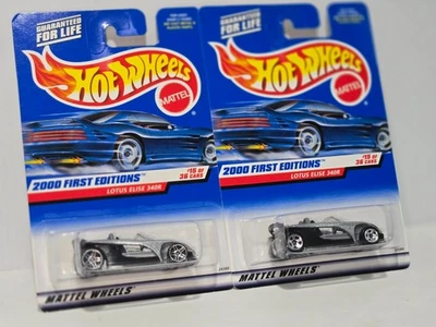 2000 HOT WHEELS ''FIRST EDITIONS'' #075 = LOTUS ELISE 340R  w chrome 5 spokes!!! - Image 1 of 4